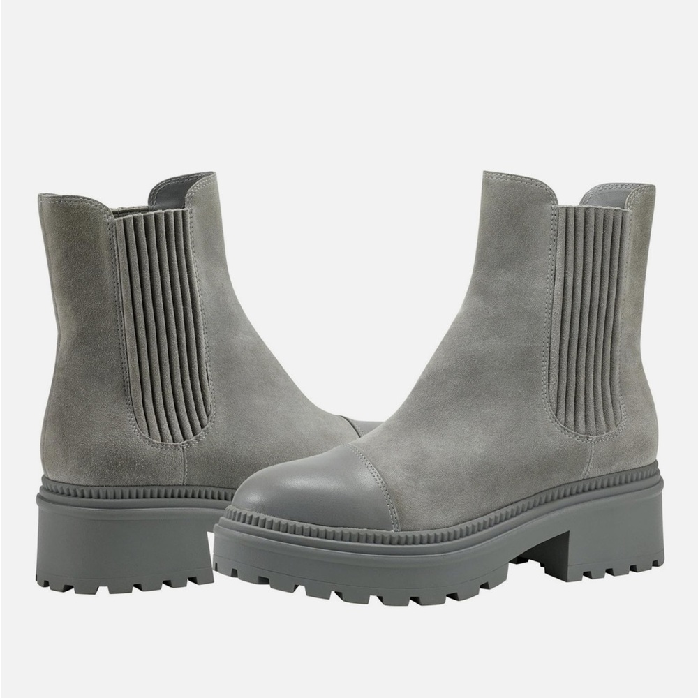 Marc Fisher Suede Leather Hadria Boots - Picture 3 of 9